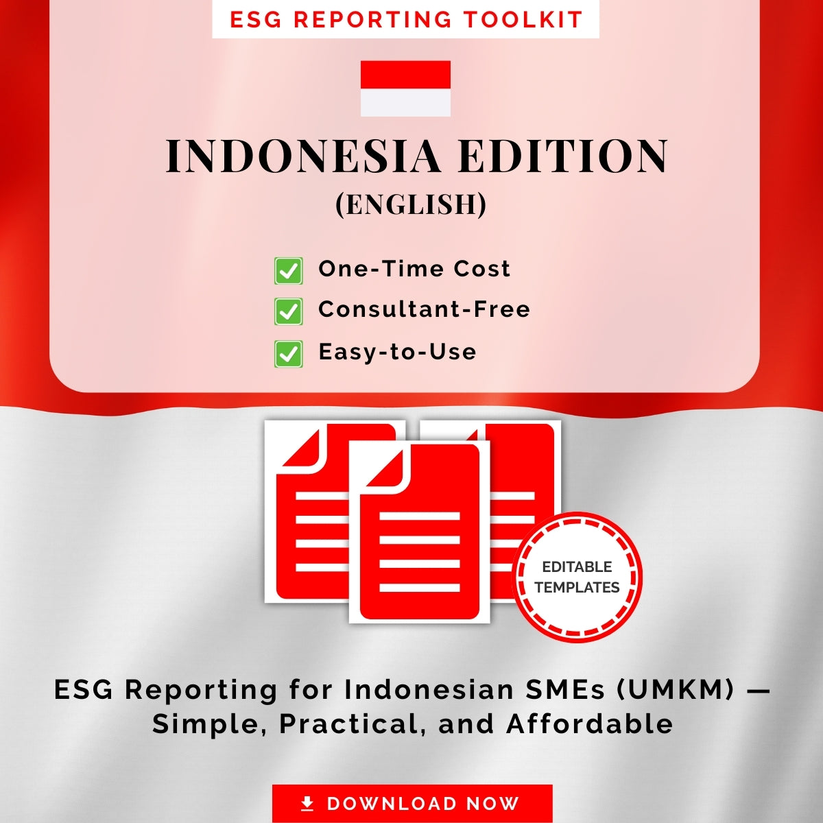🇮🇩 ESG Reporting Toolkit – Indonesia Edition (English)