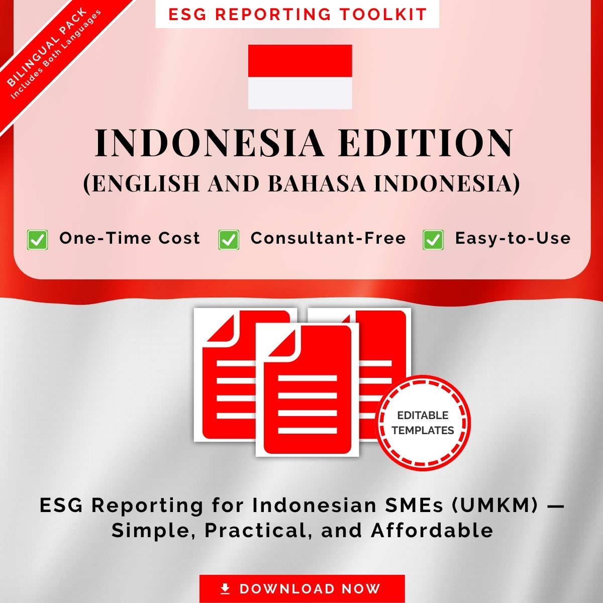 🇮🇩 ESG Reporting Toolkit – Indonesia Edition (English and Bahasa Indonesia)